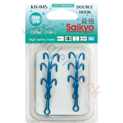 Крючки Saikyo KH-11045 № 4/0 Blue