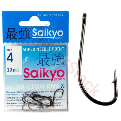 Крючки Saikyo KH-11004 Crystal BN № 1/0