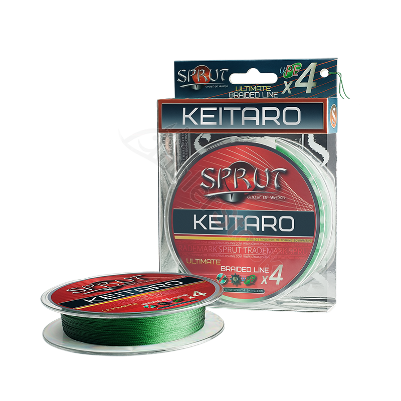 Шнур Sprut KEITARO Ultimate Braided Line x4 Dark Green0,18mm