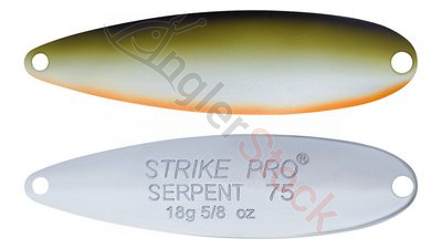 Блесна колеблющаяся Strike Pro Serpent Single 65M одинарник-незацепляка, 14.0 гр, 6.5 см A122E-CP